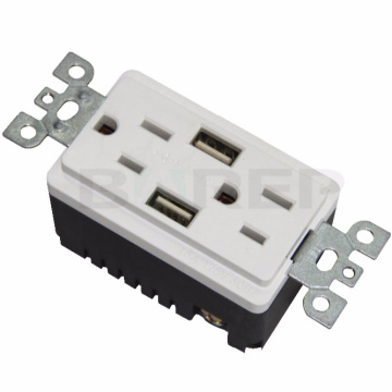 OEM enchufe de pared GFCI usb tipo americano socket